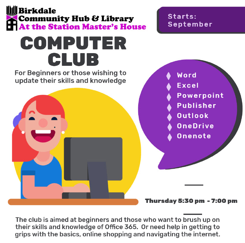 Details of the computer club