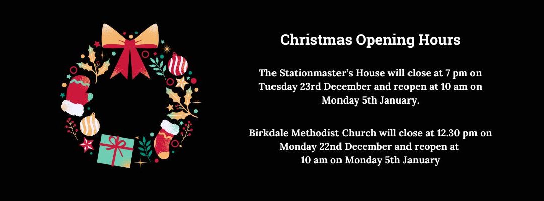 Christmas Opening Hours