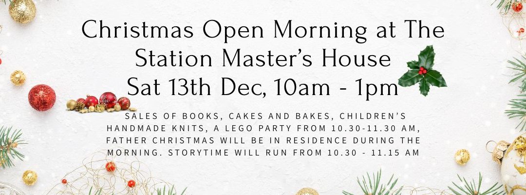 Christmas Open Morning 13th December
