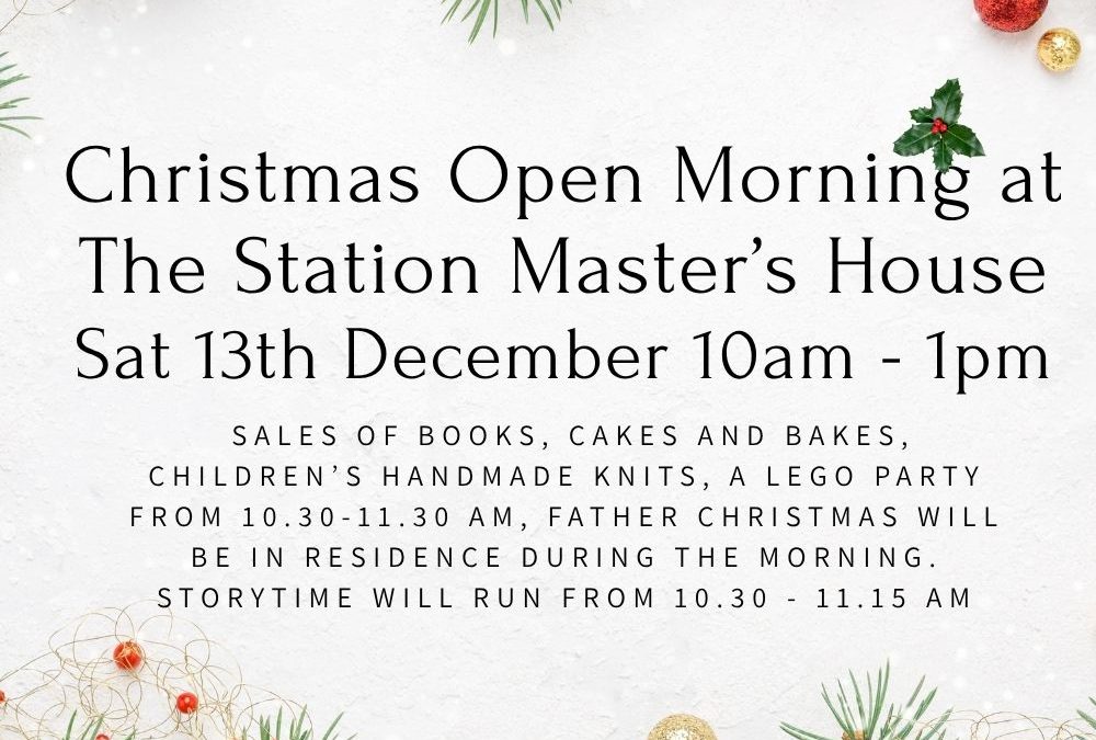 Christmas Open Morning 13th December