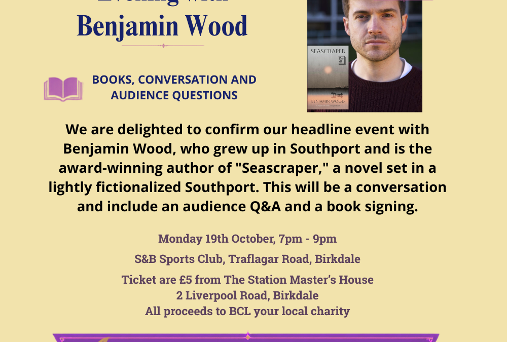 Author Event – Benjamin Wood mobile